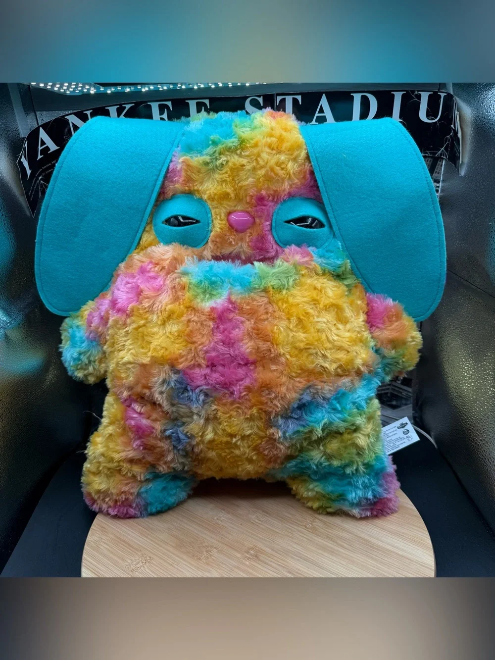 ZURU Fugglers Bigg Fuggs - Ugly Monster Plush - 17 inches (Rabid Rabbit Tye Dye)